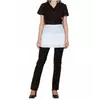 Комплект для покоївки NARVA - блузка / фартух / штани жіночий чорний